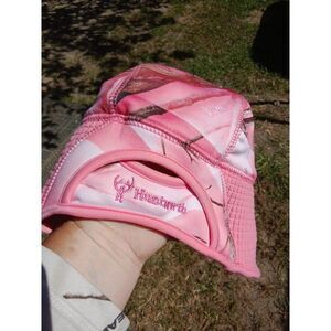 Huntworth Oak Tree Pink Camo Ponytail Beanie Hat